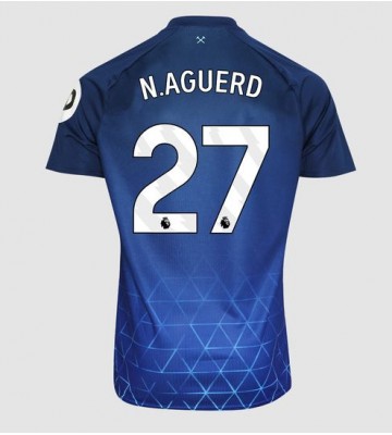 West Ham United Nayef Aguerd #27 Tercera Equipación 2023-24 Manga Corta